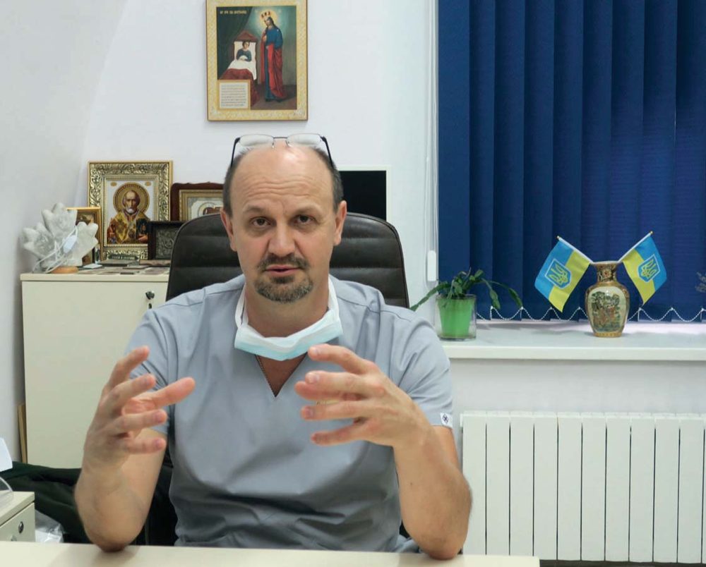 Ігор Федірко у своєму кабінеті у Головному військовому клінічному госпіталі