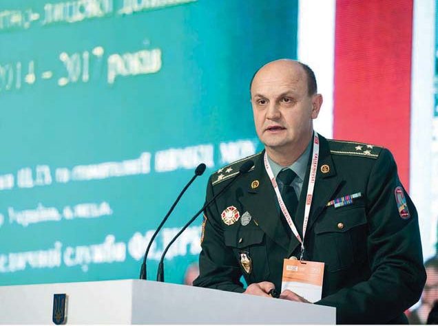Доповідь «Проблеми та успіхи в лікуванні бойової травми щелепно-лицевої ділянки в період 2014-2017 рр.». Київ, 2017 р.