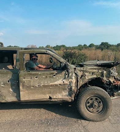«Орлик» — евакуйований пікап 93-ї ОМБр «Холодний Яр», доставлений до Латвійського військового музею в Ризі