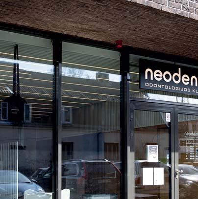 Інтер'єр стоматологічної клініки «Neodenta», Вільнюс, Литва