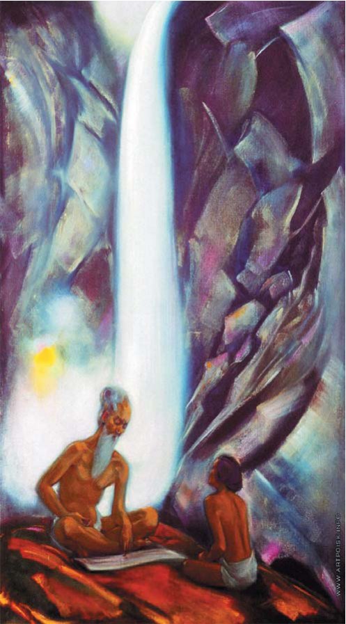 Реріх С.М. (1904-1993). Священні слова. Слова учителя (1944). Карнатака Читракала Паришатх, Бангалор, Індія. «Багато століть тому були записані слова мудрості. Але скільки ж тисячоліть до цього вони жили в усному переданні! І як не дивно, саме усна форма може бути більш збережена, ніж ієрогліфи сувоїв» (М. Реріх. БРАМА В МАЙБУТНЄ. Шрі Рамакрішна, 1935). «Не слід боятися торкати старі книжкові полиці. Не слід побоюватися зближувати і зіставляти предмети старовини в нових поєднаннях» (М. Реріх. БРАМА В МАЙБУТНЄ. Кам'яний вік, 1935).