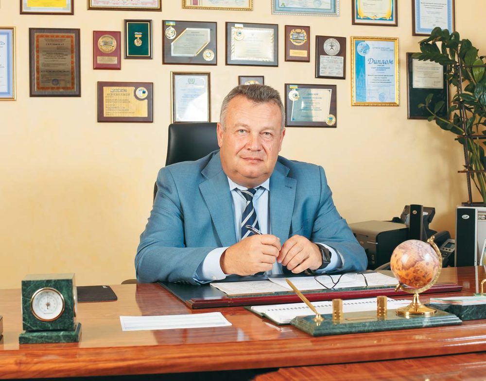 Ректор ПДМУ професор Вячеслав Ждан у своєму кабінеті